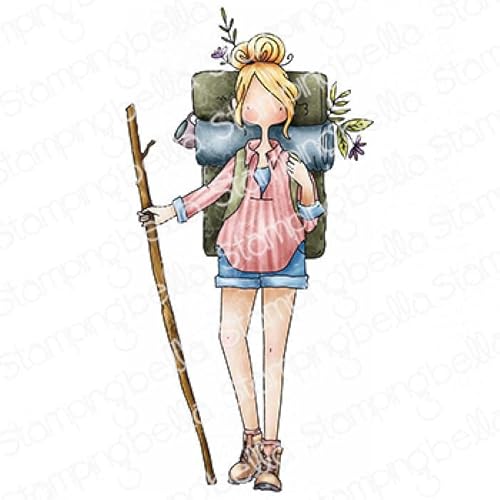 Stamping Bella, Rubber Stamp, CURVY GIRL LOVES TO HIKE Stamping Bella, Rubber Stamp, CURVY GIRL LOVES TO HIKE von Stamping Bella