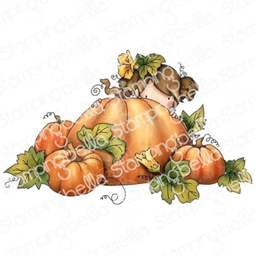 Stamping Bella, Rubber Stamp, TINY TOWNIE PIPER AT THE PUMPKIN PATCH Stamping Bella, Rubber Stamp, TINY TOWNIE PIPER AT THE PUMPKIN PATCH von Stamping Bella