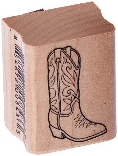Stamps by Impression ST 0141 Cowboy Boots Gummistempel, Gummi von Stamps by Impression