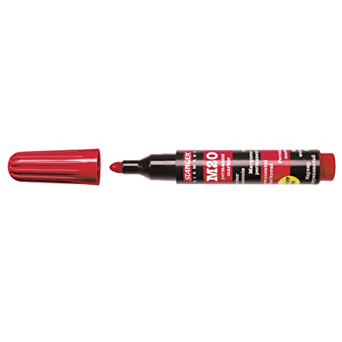 Stanger 710193 Permanent Marker M20 Bullet, rot von Stanger