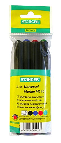 Stanger Universal-Marker, 4-er Set im Polybag von Stanger