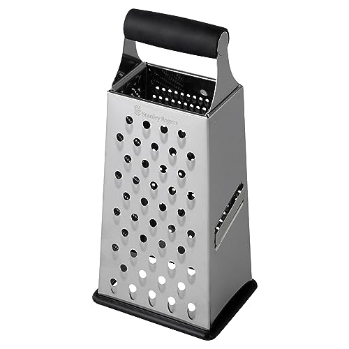 Stanley Rogers Reibe aus Edelstahl – Vierkantreibe mit Anti-Rutsch-Boden – Grobe Reibe, feine Reibe, Raspel und Hobel – Perfekt für Käse, Parmesan und Co. – ca. 11,5 x 9 x 24,3 cm Stanley Rogers Reibe aus Edelstahl – Vierkantreibe mit Anti-Rutsch-Boden – Grobe Reibe, feine Reibe, Raspel und Hobel – Perfekt für Käse, Parmesan und Co. – ca. 11,5 x 9 x 24,3 cm von Stanley Rogers