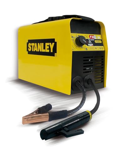 Stanley 61101 MMA Inverter Schweißgerät STAR 2500 / Inverter-Schweißgerät / Elektro Schweissgerät 230V, 80 Amp / inkl. Elektrodenhalter, Masseklemme, Hammerbürste, Schweißmaske / Antistick, Hotstart und Arc Force Funktion Stanley 61101 MMA Inverter Schweißgerät STAR 2500 / Inverter-Schweißgerät / Elektro Schweissgerät 230V, 80 Amp / inkl. Elektrodenhalter, Masseklemme, Hammerbürste, Schweißmaske / Antistick, Hotstart und Arc Force Funktion von Stanley