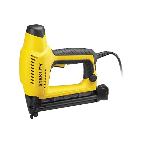 Stanley HD Elektrotacker (2,4 m Kabellänge, Soft Grip, Sicherheitskontakt-Schalter, Krafteinstellrad) 6-TRE650 von Stanley