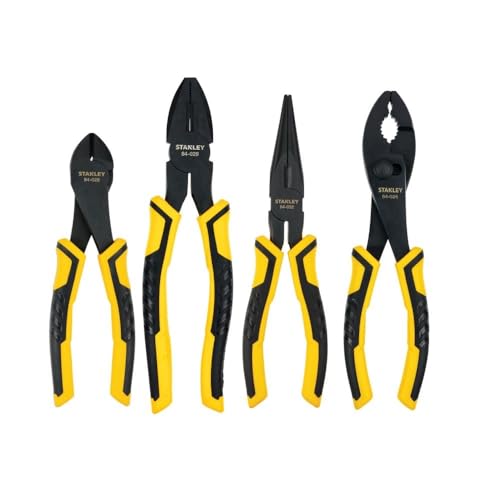 Zangen-Set aus zwei Materialien, 4 Stück Zangen-Set aus zwei Materialien, 4 Stück von Stanley