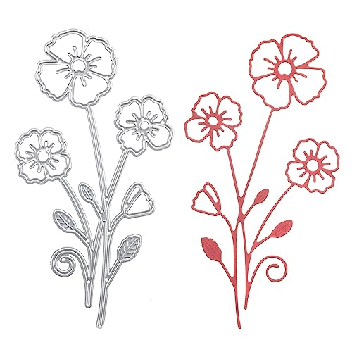 Stanzenshop Stanzschablone Blume mit drei Blüten, Stanzschablone Blume, Pflanzen, Stanzformen, Schablonen, Scrapbooking, Kartenherstellung, DIY, Prägeschablonen Stanzenshop Stanzschablone Blume mit drei Blüten, Stanzschablone Blume, Pflanzen, Stanzformen, Schablonen, Scrapbooking, Kartenherstellung, DIY, Prägeschablonen von Stanzenshop.de