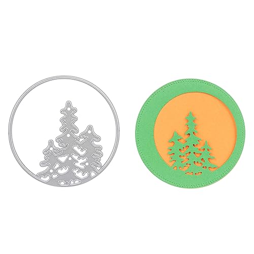 Stanzenshop Stanzschablone Drei Tannenbäume in rundem Rahmen, Stanzschablone Weihnachtsbaum, Stanzschablone Weihnachten, Stanzformen, Schablonen, Scrapbooking Stanzenshop Stanzschablone Drei Tannenbäume in rundem Rahmen, Stanzschablone Weihnachtsbaum, Stanzschablone Weihnachten, Stanzformen, Schablonen, Scrapbooking von Stanzenshop.de