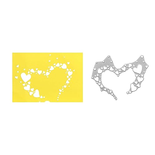 Stanzenshop Stanzschablone Herz aus kleinen Herzen, Ornament, Muster, Kunst, Stanzformen, Schablonen, Scrapbooking, Kartenherstellung, DIY, Prägeschablonen Stanzenshop Stanzschablone Herz aus kleinen Herzen, Ornament, Muster, Kunst, Stanzformen, Schablonen, Scrapbooking, Kartenherstellung, DIY, Prägeschablonen von Stanzenshop.de