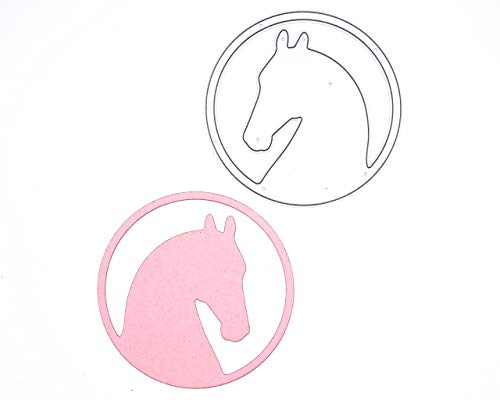 Stanzenshop Stanzschablone Pferd in rundem Rahmen, Reiten, Pferde, Tiere, Stanzformen, Schablonen, Scrapbooking, Kartenherstellung, DIY, Prägeschablonen Stanzenshop Stanzschablone Pferd in rundem Rahmen, Reiten, Pferde, Tiere, Stanzformen, Schablonen, Scrapbooking, Kartenherstellung, DIY, Prägeschablonen von Stanzenshop.de