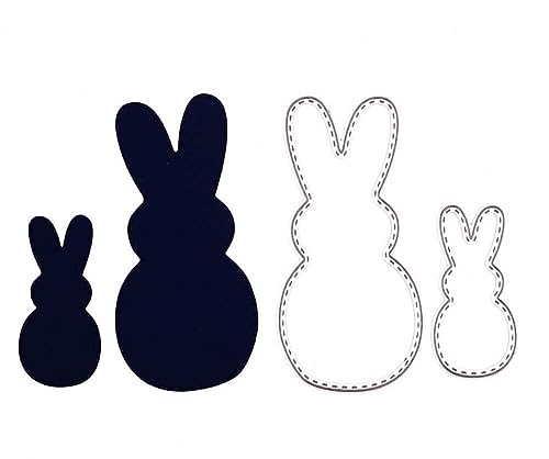 Stanzenshop Stanzschablone Zwei Hasensilhouetten, Ostern, Tiere, Ostereier, Stanzformen, Schablonen, Scrapbooking, Kartenherstellung, DIY, Prägeschablonen Stanzenshop Stanzschablone Zwei Hasensilhouetten, Ostern, Tiere, Ostereier, Stanzformen, Schablonen, Scrapbooking, Kartenherstellung, DIY, Prägeschablonen von Stanzenshop.de