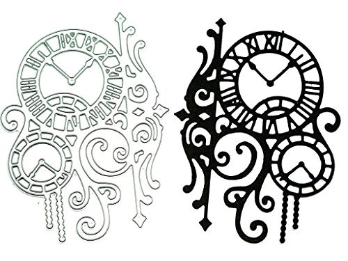 Stanzenshop Stanzschablone Zwei Uhren mit Ranken, Stanzformen, Schablonen, Scrapbooking, Kartenherstellung, DIY, Prägeschablonen, Papierkarten, Cutting Dies Stanzenshop Stanzschablone Zwei Uhren mit Ranken, Stanzformen, Schablonen, Scrapbooking, Kartenherstellung, DIY, Prägeschablonen, Papierkarten, Cutting Dies von Stanzenshop.de