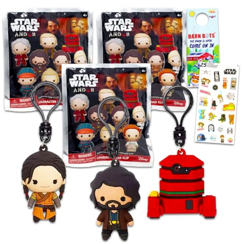 Star Wars Andor Blind Bag 3er-Pack – Andor Partygeschenk-Set mit 3 Mystery Andor Schaumstoffbeutelklammern plus Aufklebern, mehr, Star Wars Mystery Taschen für Kinder Star Wars Andor Blind Bag 3er-Pack – Andor Partygeschenk-Set mit 3 Mystery Andor Schaumstoffbeutelklammern plus Aufklebern, mehr, Star Wars Mystery Taschen für Kinder von Star Wars