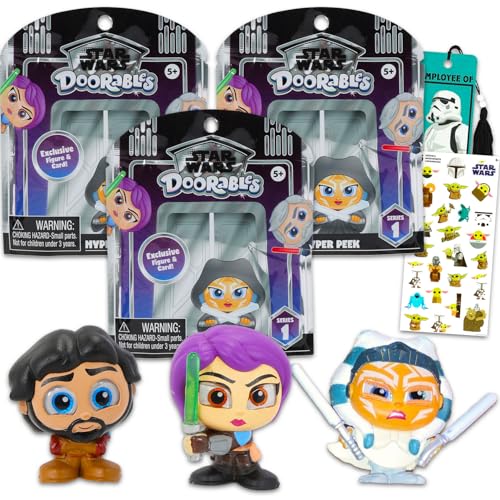 Star Wars Doorables Blind Bags Set - Bundle mit 3 Minifiguren für Kinder, Erwachsene plus Aufkleber, mehr | Serie Star Wars Doorables Blind Bags Set - Bundle mit 3 Minifiguren für Kinder, Erwachsene plus Aufkleber, mehr | Serie von Star Wars
