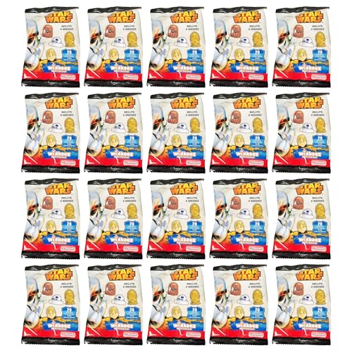 Toptoys2u Bargain Bundles Star Wars Wikkeez Doppelpack Figurenkopf-Party-Blindtaschen, 20 Packungen im Lieferumfang enthalten Toptoys2u Bargain Bundles Star Wars Wikkeez Doppelpack Figurenkopf-Party-Blindtaschen, 20 Packungen im Lieferumfang enthalten von Star Wars