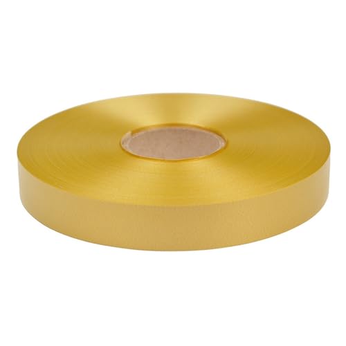 Geschenkband Ringelband 19mm x 100m wasserfest - 30 FARBEN in 5/10/19/31/50mm - Dekoband aus Kunststoff - Polyband zum Basteln von Weihnachtssternen und Autoschleifen - Gold Geschenkband Ringelband 19mm x 100m wasserfest - 30 FARBEN in 5/10/19/31/50mm - Dekoband aus Kunststoff - Polyband zum Basteln von Weihnachtssternen und Autoschleifen - Gold von Star