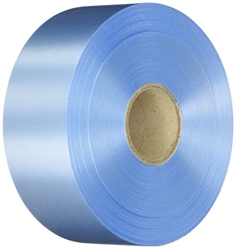 Geschenkband Ringelband 50mm x 100m wasserfest - 30 FARBEN in 5/10/19/31/50mm - Dekoband aus Kunststoff - Polyband Schleifenband zum Basteln - Hellblau Geschenkband Ringelband 50mm x 100m wasserfest - 30 FARBEN in 5/10/19/31/50mm - Dekoband aus Kunststoff - Polyband Schleifenband zum Basteln - Hellblau von Star