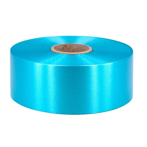 Geschenkband Ringelband 50mm x 100m wasserfest - 30 FARBEN in 5/10/19/31/50mm - Dekoband aus Kunststoff - Polyband Schleifenband zum Basteln von Weihnachtssternen & Autoschleifen - Türkis Geschenkband Ringelband 50mm x 100m wasserfest - 30 FARBEN in 5/10/19/31/50mm - Dekoband aus Kunststoff - Polyband Schleifenband zum Basteln von Weihnachtssternen & Autoschleifen - Türkis von Star