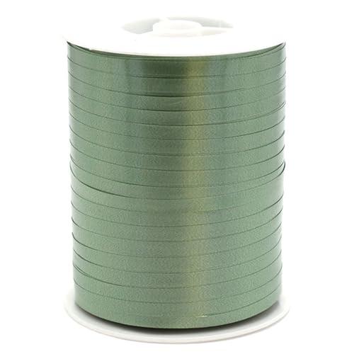 Geschenkband Ringelband 5mm x 500m, Farbe:lindgrün dunkel Geschenkband Ringelband 5mm x 500m, Farbe:lindgrün dunkel von Star