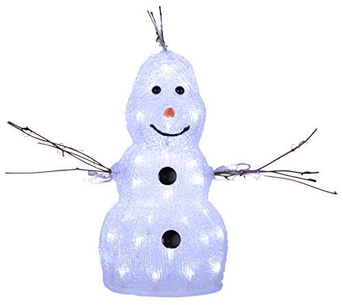 LED-Acrylschneemann "Crystal Snowman", 50 cool light LED, stehend ca. 30 x 56 cm, outdoor, mit Trafo LED-Acrylschneemann "Crystal Snowman", 50 cool light LED, stehend ca. 30 x 56 cm, outdoor, mit Trafo von Star