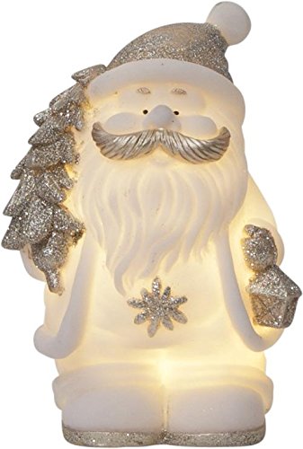 LED-Figur "Buddy", Weihnachtsmann, weiss/silber von Star