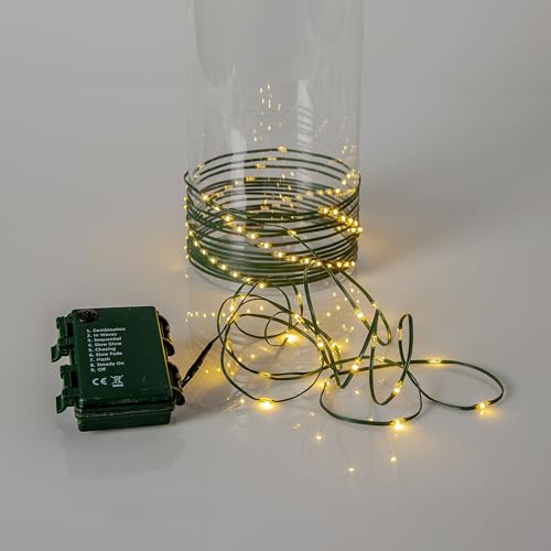 LED Lichterkette DREWDROP-MICRO, 96 warmweiße LEDs, 8 Lauflichtfunktionen, Länge 7 Meter, Batterie & Timerfunktion, für Innen und Außen LED Lichterkette DREWDROP-MICRO, 96 warmweiße LEDs, 8 Lauflichtfunktionen, Länge 7 Meter, Batterie & Timerfunktion, für Innen und Außen von Star