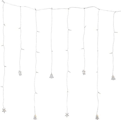 LED-Lichtervorhang 'Decy', 8 Stränge, 180x40 cm, von Star