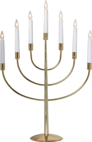 Star LED-Fensterleuchter"Titus" 7-flammig, Metall, Farbe: Messing, 102-01 Star LED-Fensterleuchter"Titus" 7-flammig, Metall, Farbe: Messing, 102-01 von Star