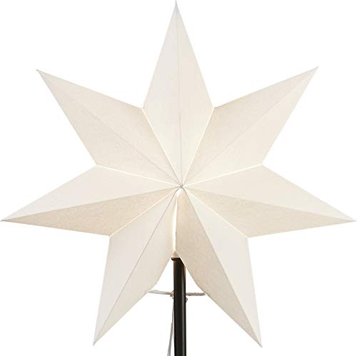 Wechsel-Schirm Weihnachtsstern Frozen von Star Trading, 3D Papierstern Weihnachten in Weiß, Dekostern Ø: 34 cm Wechsel-Schirm Weihnachtsstern Frozen von Star Trading, 3D Papierstern Weihnachten in Weiß, Dekostern Ø: 34 cm von Star