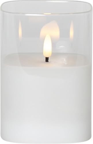 Star Trading 063-93 LED-Windlicht "Flamme"bewegende Flamme, warmwhite LED,transparentes Glas, ca. 9x12,5 cm,Batterie, Timer, Vierfarb-Karton Star Trading 063-93 LED-Windlicht "Flamme"bewegende Flamme, warmwhite LED,transparentes Glas, ca. 9x12,5 cm,Batterie, Timer, Vierfarb-Karton von Star
