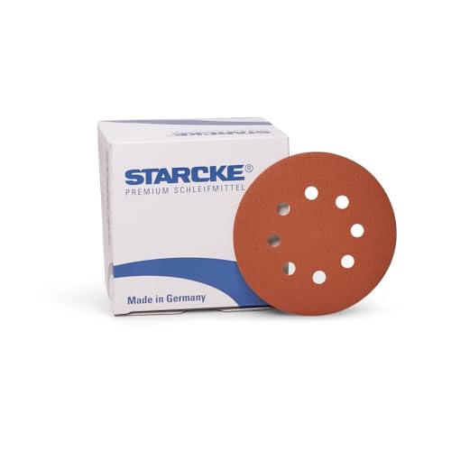 Schleifscheibe | 542 | 8 Löcher | 125 mm Verkaufseinheit 50 Stück, Größe Körnung 40 von Starcke