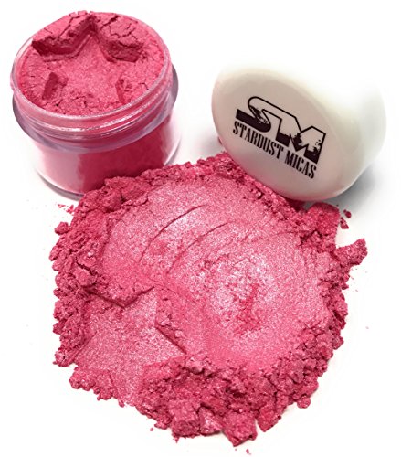Stardust Micas Pigment Puder Kosmetik-Farbe für Make-up, Seifenherstellung, Epoxidharz, DIY Handwerksprojekte, helle echte Farben, stabile Glimmer-Batch-Konsistenz, rosa Wassermelone Stardust Micas Pigment Puder Kosmetik-Farbe für Make-up, Seifenherstellung, Epoxidharz, DIY Handwerksprojekte, helle echte Farben, stabile Glimmer-Batch-Konsistenz, rosa Wassermelone von Stardust Micas