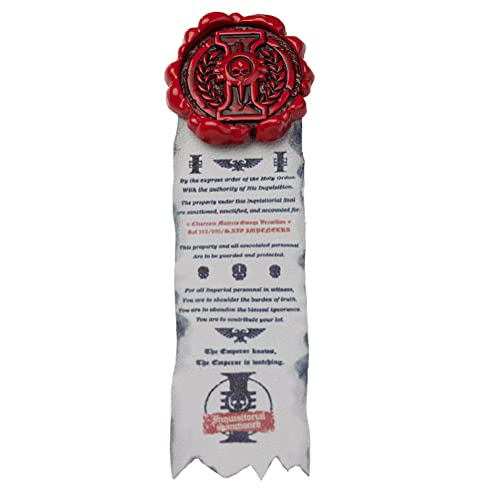 Starforged Kompatibel mit Warhammer 40k Reinheitssiegel: Reinheitssiegel: Retro Schädel Pin Abzeichen/Aufkleber 1 PC Starforged Kompatibel mit Warhammer 40k Reinheitssiegel: Reinheitssiegel: Retro Schädel Pin Abzeichen/Aufkleber 1 PC von Starforged