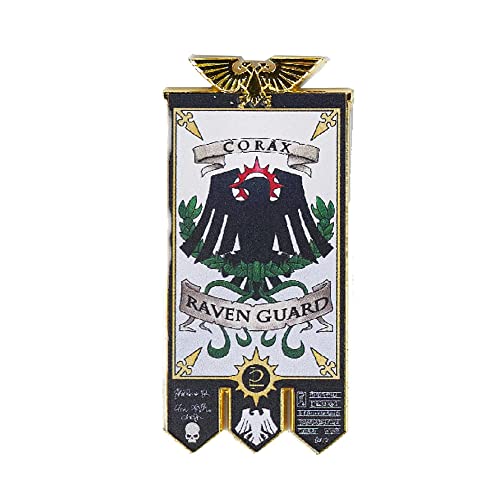 Starforged Space Marines Chapter Banner Collection Kühlschrankmagnet Warhammer 40K Raven Guard Starforged Space Marines Chapter Banner Collection Kühlschrankmagnet Warhammer 40K Raven Guard von Starforged
