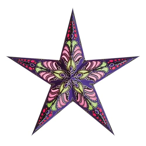 starlightz Papierstern RAMADASA Violet 60 cm Lampenschirm, Fensterdeko, Weihnachtsstern, handgemacht - das Original aus Indien starlightz Papierstern RAMADASA Violet 60 cm Lampenschirm, Fensterdeko, Weihnachtsstern, handgemacht - das Original aus Indien von Starlightz