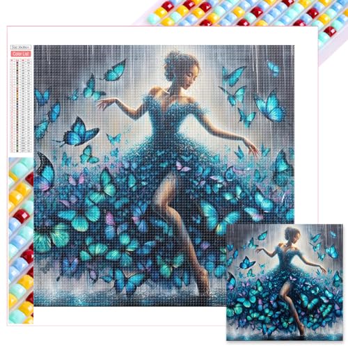 Starnearby DIY Diamond Painting Eckige Steine Ballett-Mädchen Diamant Painting Bilder Erwachsene Diamond Painting Schmetterling Set Diamant Malerei Für Anfänger Zuhause Deko Wanddekoration 35x35cm Starnearby DIY Diamond Painting Eckige Steine Ballett-Mädchen Diamant Painting Bilder Erwachsene Diamond Painting Schmetterling Set Diamant Malerei Für Anfänger Zuhause Deko Wanddekoration 35x35cm von Starnearby