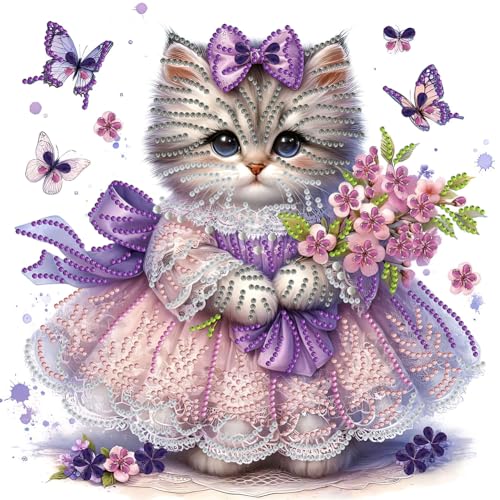 Starnearby DIY Diamond Painting Katzen Diamant Painting Bilder Erwachsene Niedlich Katze Diamond Painting Set Speziel Geformte Diamant Malerei Für Anfänger Zuhause Deko Wanddekoration 30 * 30cm Starnearby DIY Diamond Painting Katzen Diamant Painting Bilder Erwachsene Niedlich Katze Diamond Painting Set Speziel Geformte Diamant Malerei Für Anfänger Zuhause Deko Wanddekoration 30 * 30cm von Starnearby