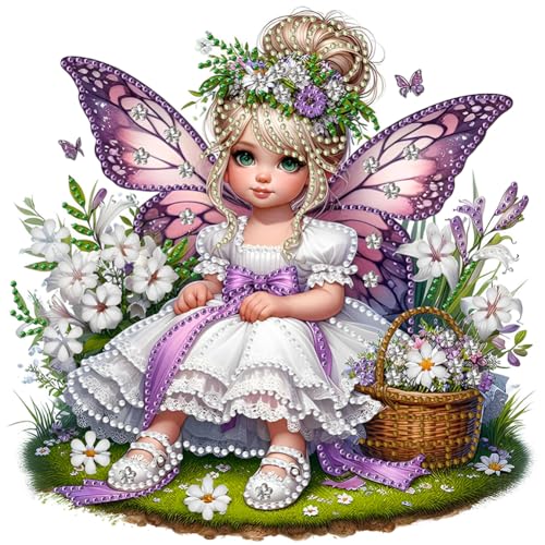 Starnearby DIY Diamond Painting Mädchen Diamant Painting Bilder Erwachsene 5D Diamond Painting Engel Set Speziel Geformte Diamant Malerei Fee für Zuhause Deko Wanddekoration 30x30cm Starnearby DIY Diamond Painting Mädchen Diamant Painting Bilder Erwachsene 5D Diamond Painting Engel Set Speziel Geformte Diamant Malerei Fee für Zuhause Deko Wanddekoration 30x30cm von Starnearby