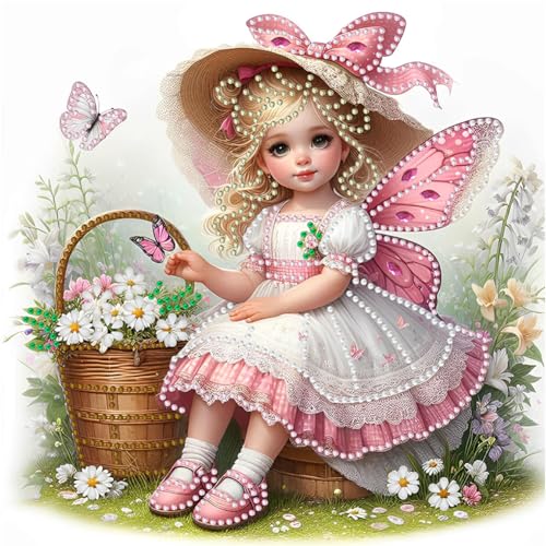 Starnearby DIY Diamond Painting Mädchen Diamant Painting Bilder Erwachsene 5D Diamond Painting Engel Set Speziel Geformte Diamant Malerei Fee für Zuhause Deko Wanddekoration 30x30cm Starnearby DIY Diamond Painting Mädchen Diamant Painting Bilder Erwachsene 5D Diamond Painting Engel Set Speziel Geformte Diamant Malerei Fee für Zuhause Deko Wanddekoration 30x30cm von Starnearby