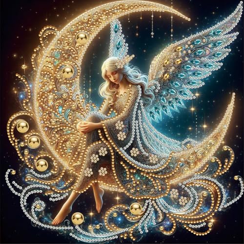 Starnearby DIY Diamond Painting Mädchen Diamant Painting Engel Bilder Set Erwachsene Speziel Geformte Diamant Malerei Set für Anfänger Zuhause Deko Wanddekoration 30x30cm Starnearby DIY Diamond Painting Mädchen Diamant Painting Engel Bilder Set Erwachsene Speziel Geformte Diamant Malerei Set für Anfänger Zuhause Deko Wanddekoration 30x30cm von Starnearby