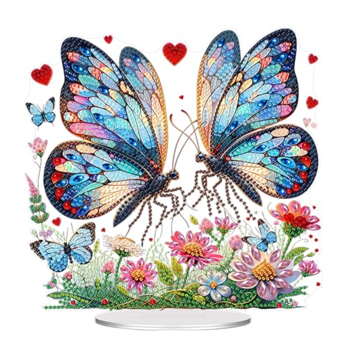 Starnearby DIY Diamond Painting Tisch Deko, 5D Diamant Painting Blumen und Pilz Ornamente, Diamant Malerei Stehend Kunst Set, Festliches Geschenk Hausgeschenk Starnearby DIY Diamond Painting Tisch Deko, 5D Diamant Painting Blumen und Pilz Ornamente, Diamant Malerei Stehend Kunst Set, Festliches Geschenk Hausgeschenk von Starnearby