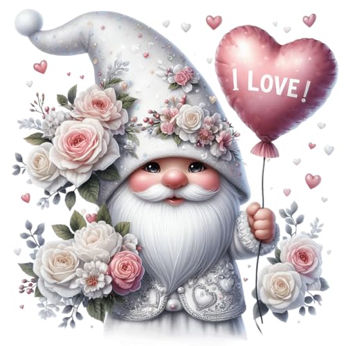 Starnearby DIY Diamond Painting Zwerge, Diamant Painting Bilder Erwachsene, Diamond Painting Gnome Set für Anfänger, Frauen Geschenk für Valentinstag, Zuhause Deko Wanddekoration 30x30cm Starnearby DIY Diamond Painting Zwerge, Diamant Painting Bilder Erwachsene, Diamond Painting Gnome Set für Anfänger, Frauen Geschenk für Valentinstag, Zuhause Deko Wanddekoration 30x30cm von Starnearby