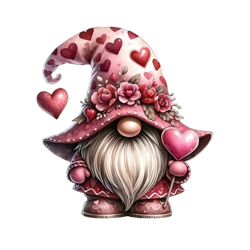 Starnearby DIY Diamond Painting Zwerge, Diamant Painting Bilder Erwachsene, Diamond Painting Gnome Set für Anfänger, Frauen Geschenk für Valentinstag, Zuhause Deko Wanddekoration 30x40cm von Starnearby