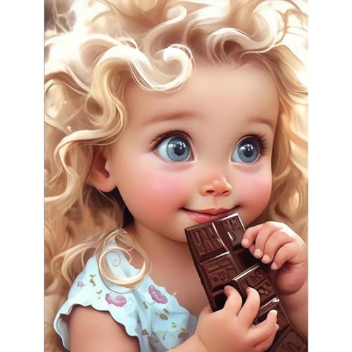 Starnearby DIY Diamond Painting süßes Mädchen Diamant Painting Bilder Erwachsene Diamant Malerei Crystal Art Set für Anfänger Hausgeschenk Deko für Familie 30x40cm Starnearby DIY Diamond Painting süßes Mädchen Diamant Painting Bilder Erwachsene Diamant Malerei Crystal Art Set für Anfänger Hausgeschenk Deko für Familie 30x40cm von Starnearby