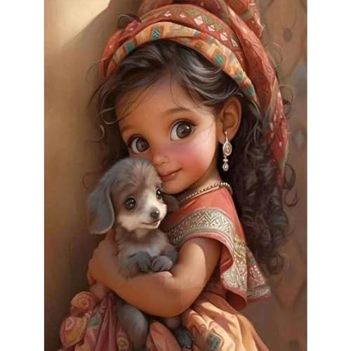 Starnearby DIY Diamond Painting süßes Mädchen Diamant Painting Bilder Erwachsene Diamant Malerei Crystal Art Set für Anfänger Hausgeschenk Deko für Familie 30x40cm Starnearby DIY Diamond Painting süßes Mädchen Diamant Painting Bilder Erwachsene Diamant Malerei Crystal Art Set für Anfänger Hausgeschenk Deko für Familie 30x40cm von Starnearby