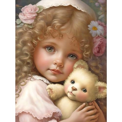 Starnearby DIY Diamond Painting süßes Mädchen Diamant Painting Bilder Erwachsene Diamant Malerei Crystal Art Set für Anfänger Hausgeschenk Deko für Familie 30x40cm Starnearby DIY Diamond Painting süßes Mädchen Diamant Painting Bilder Erwachsene Diamant Malerei Crystal Art Set für Anfänger Hausgeschenk Deko für Familie 30x40cm von Starnearby