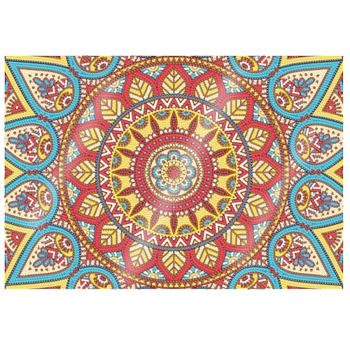Starnearby Diamond Painting Tischset Platzset,Tischsets Übergröße 42.50x29.5cm, Mandala Diamant Painting Tisch Deko, Wasserdicht Tischset Glasuntersetzer, Eckige Platzdeckchen Schön Tischuntersetzer Starnearby Diamond Painting Tischset Platzset,Tischsets Übergröße 42.50x29.5cm, Mandala Diamant Painting Tisch Deko, Wasserdicht Tischset Glasuntersetzer, Eckige Platzdeckchen Schön Tischuntersetzer von Starnearby