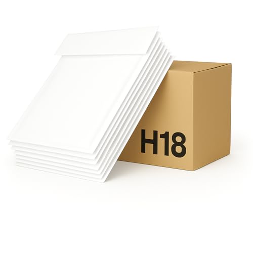 STARPAK24.PL - Luftpolsterumschläge - Luftpolstertaschen - H/18 - Gepolsterte Briefumschläge Weiß, Versandtaschen Luftpolster - mit Selbstklebverschluss - Innenmaße 275x360mm, 100 Stk STARPAK24.PL - Luftpolsterumschläge - Luftpolstertaschen - H/18 - Gepolsterte Briefumschläge Weiß, Versandtaschen Luftpolster - mit Selbstklebverschluss - Innenmaße 275x360mm, 100 Stk von Starpak24.pl