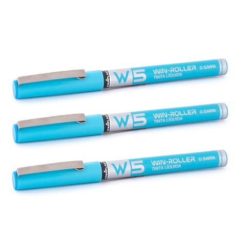 Starplast 3 Kugelschreiber W5 Flüssigtinte - Professionelle Pigment, lange Lebensdauer, feine Spitze 0,5 mm zum Schreiben - TÜRKISCH Starplast 3 Kugelschreiber W5 Flüssigtinte - Professionelle Pigment, lange Lebensdauer, feine Spitze 0,5 mm zum Schreiben - TÜRKISCH von Starplast