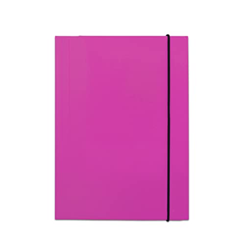 Starplast Kartonmappe aus Karton, gefüttert, A5, für Schule oder Büro, Fuchsia von Starplast