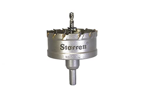 Starrett Hartmetall-Lochsäge - CTD70 TCT Tiefschnitt-Lochsäge - für Metall Edelstahl Eisen Aluminium - 70mm von Starrett